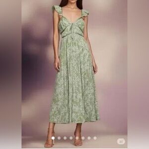 NWOT En Saison Women's Green Casual dress L